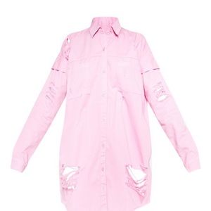 🌸 BNWT PLT Pink Oversized Shirt